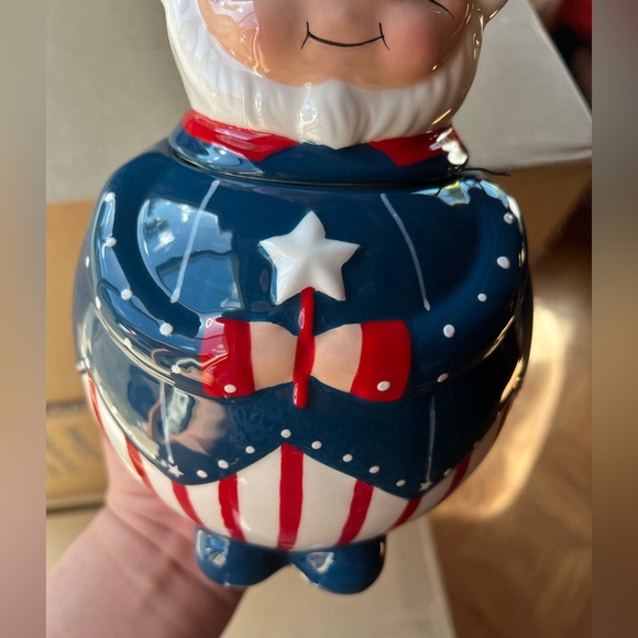 JOHANNA PARKER UNCLE SAM COOKIE JAR - Picture 3 of 5